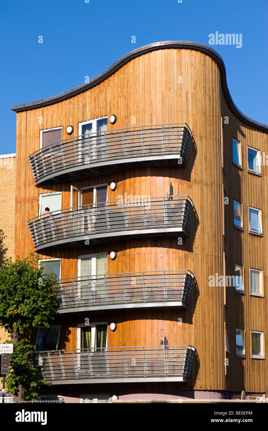 Modern apartments on Uxbridge Road, Shepherds Bush, W12, London, United