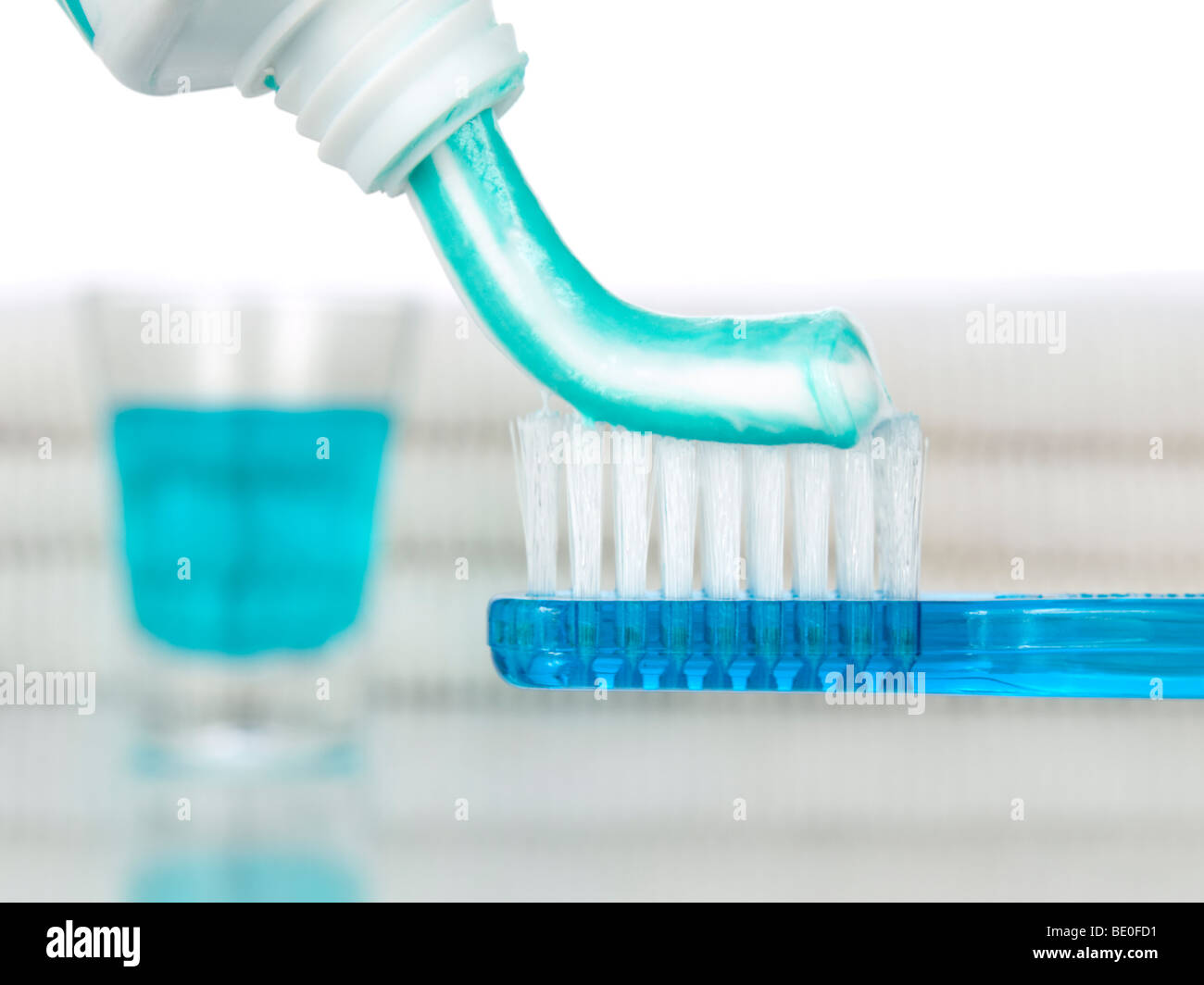 Toothbrush toothpaste mouthwash hires stock photography and images Alamy