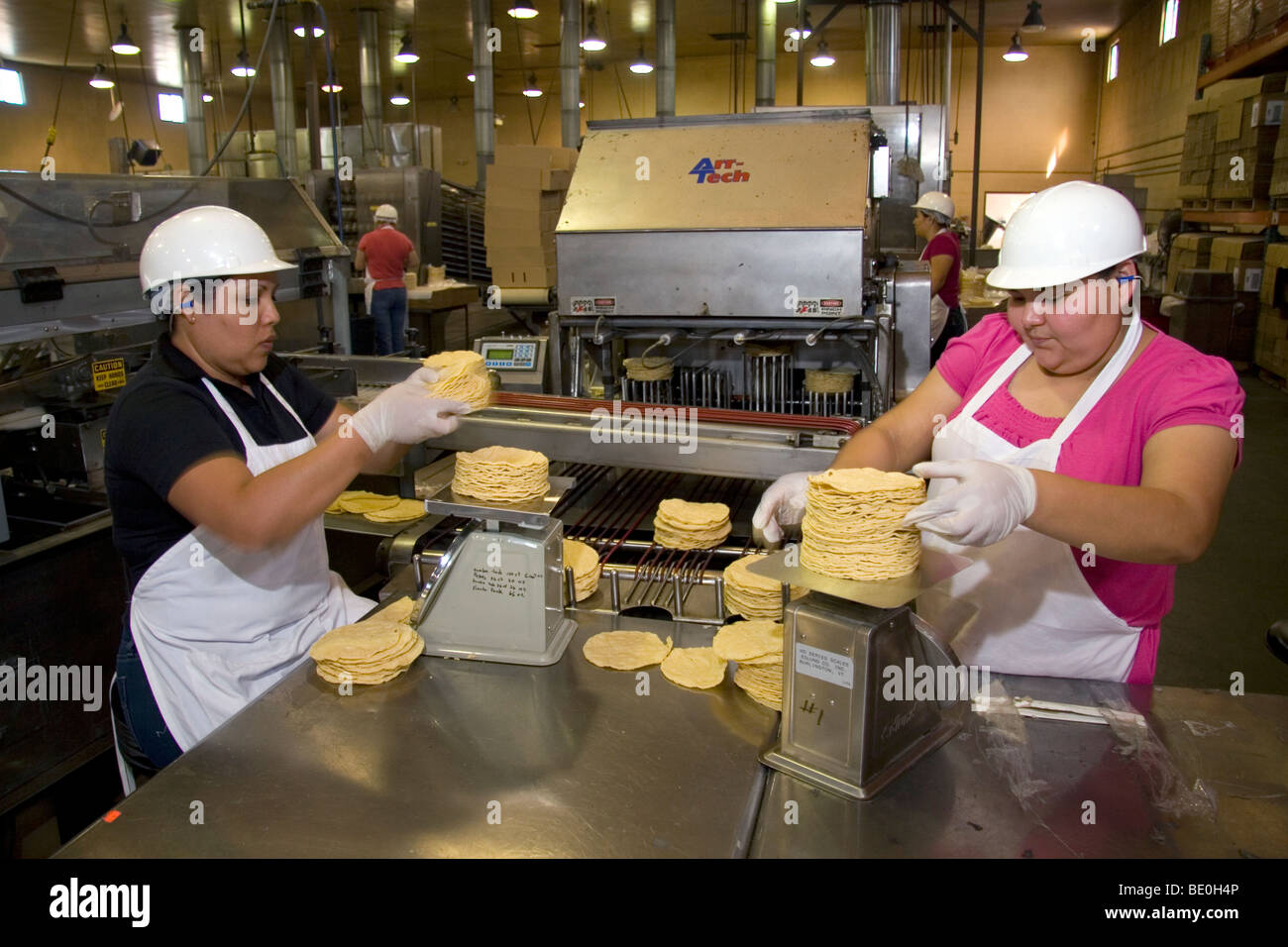 Corn tortilla processing factory located in Caldwell, Idaho, USA Stock
