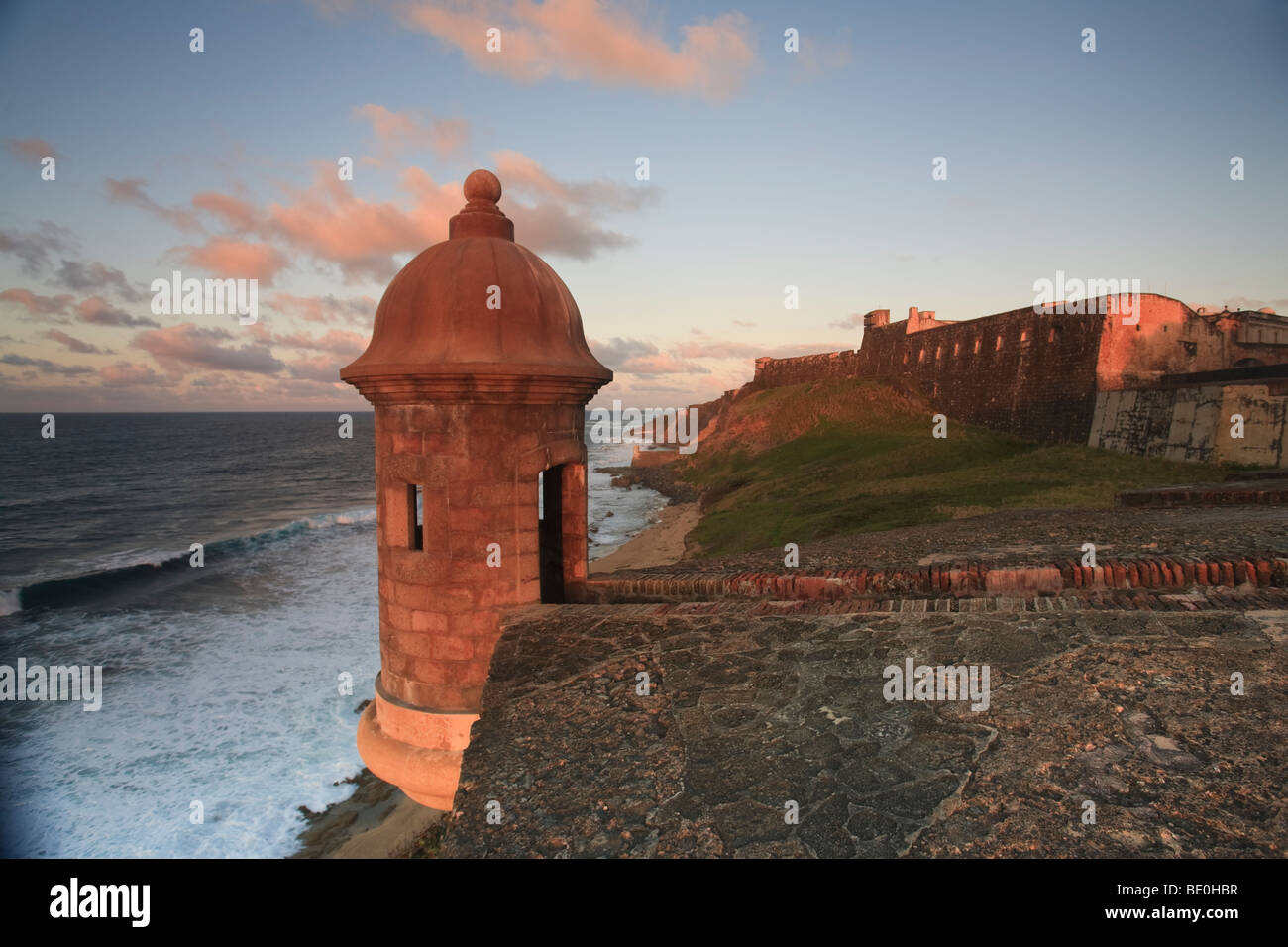 Usa, Caribbean, Puerto Rico, San Juan, Old Town, Fuerte San Cristobal Stock Photo