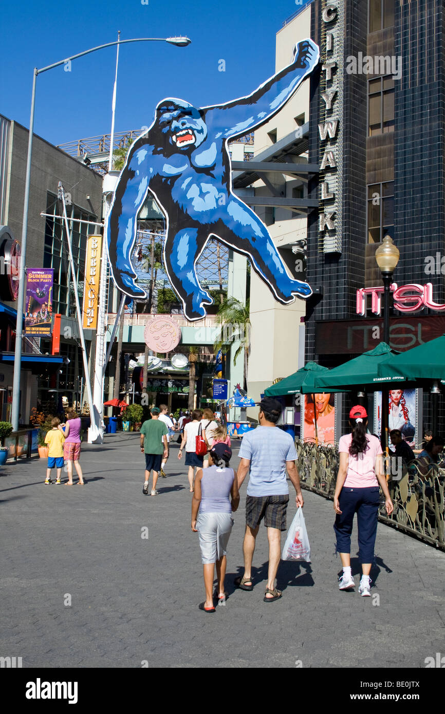 Universal City Walk, Universal City, Los Angeles, California, USA Stock Photo
