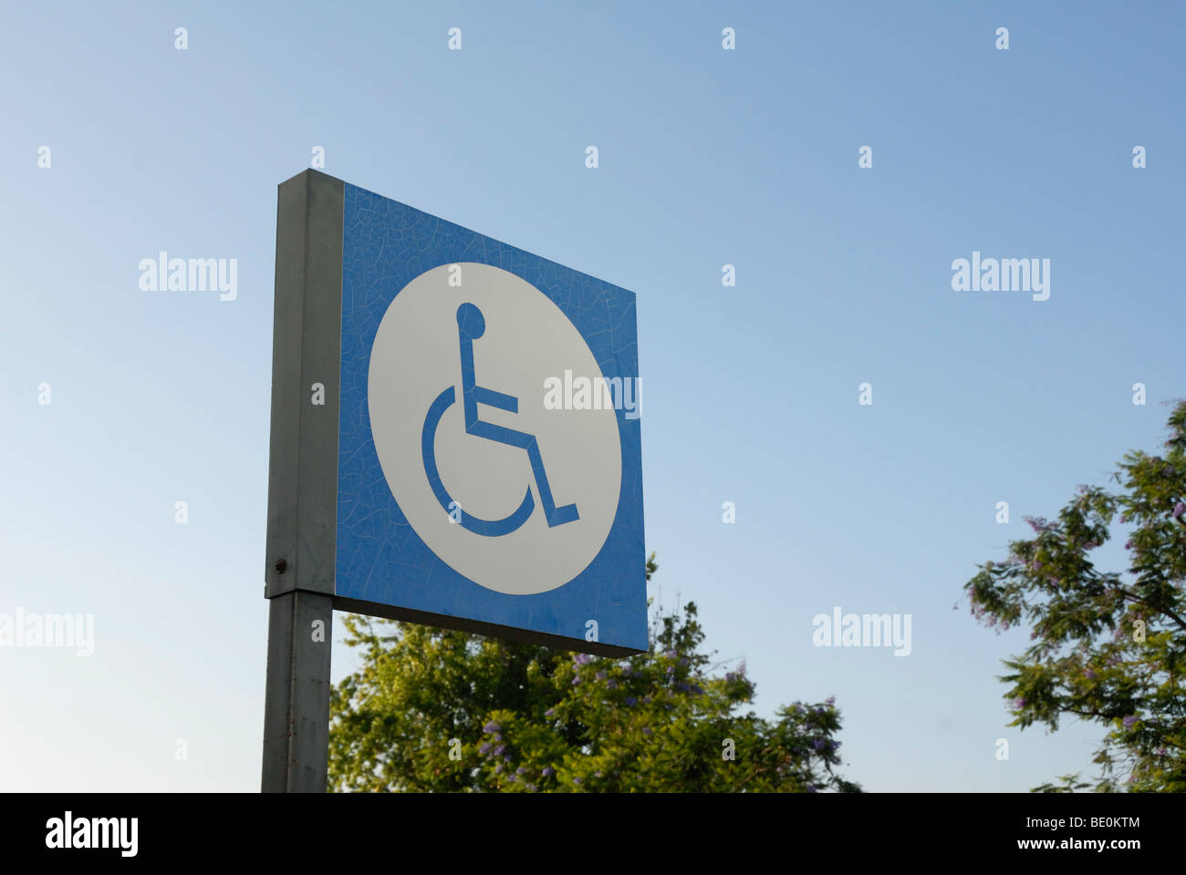 Handicap parking sign from California Stock Photo Alamy