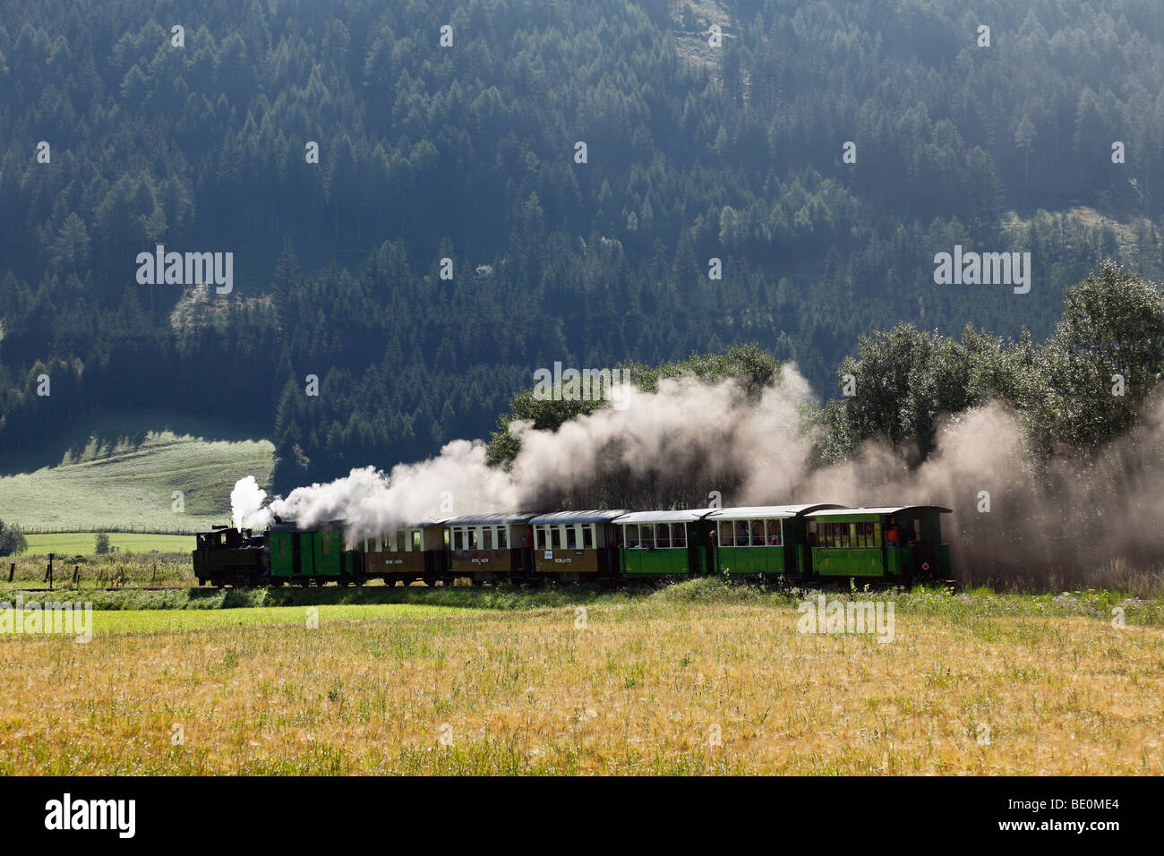 Taurachbahn, train, railway museum near Mauterndorf, Lungau, Salzburg state, Austria, Europe Stock Photo