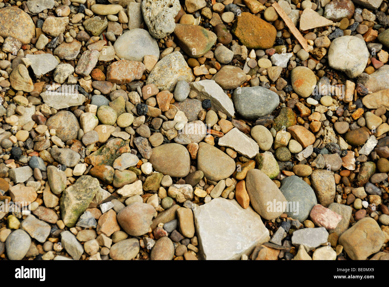 stones on shore Stock Photo