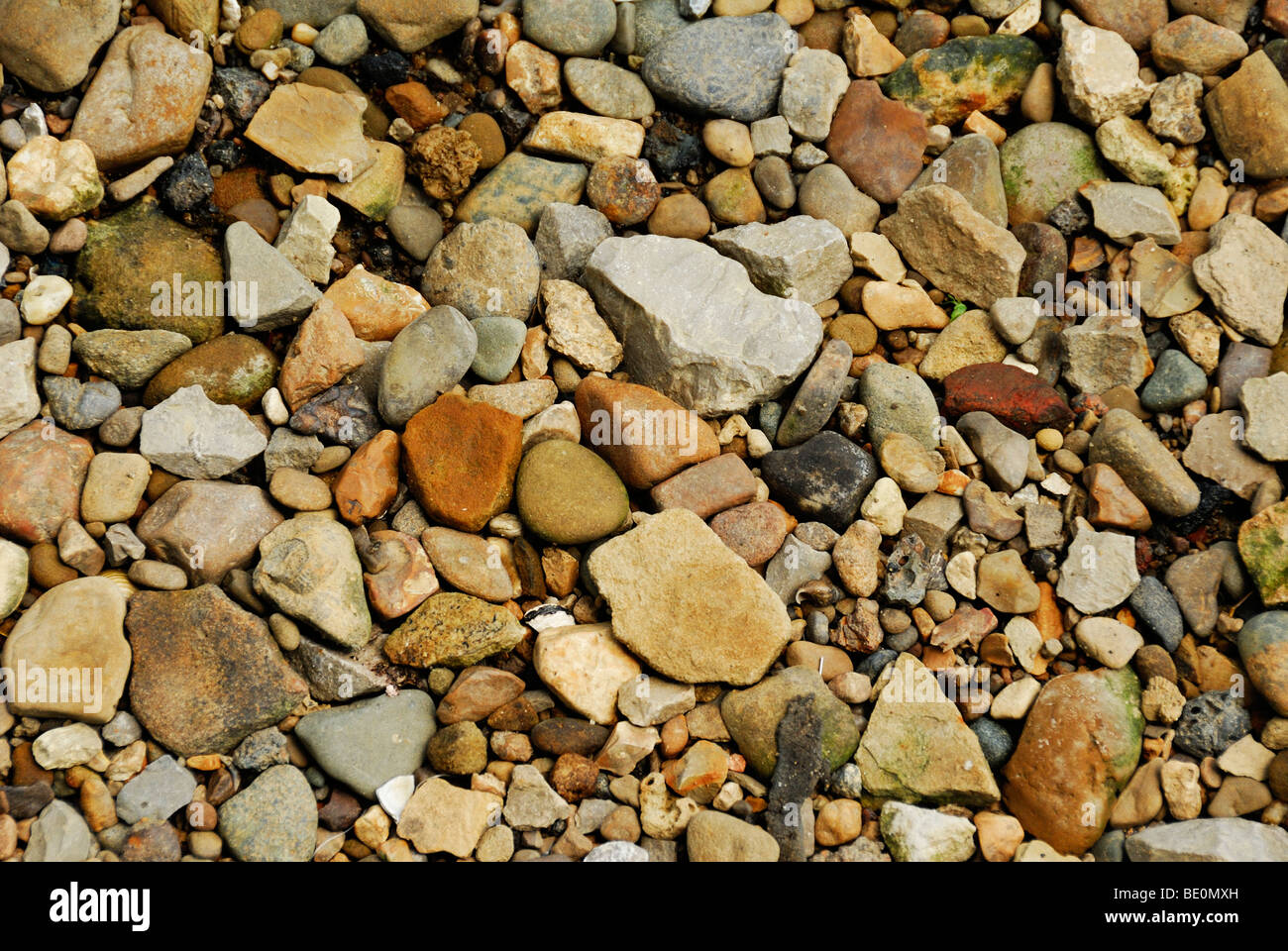 stones on shore Stock Photo