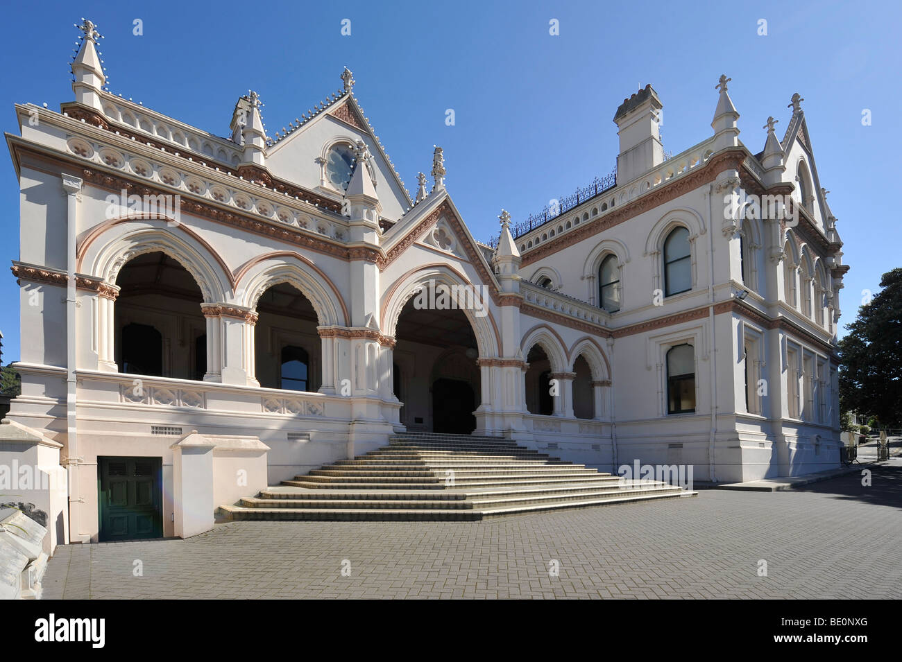 Parliamentary Library, Wellington, New Zealand. Stock Photo