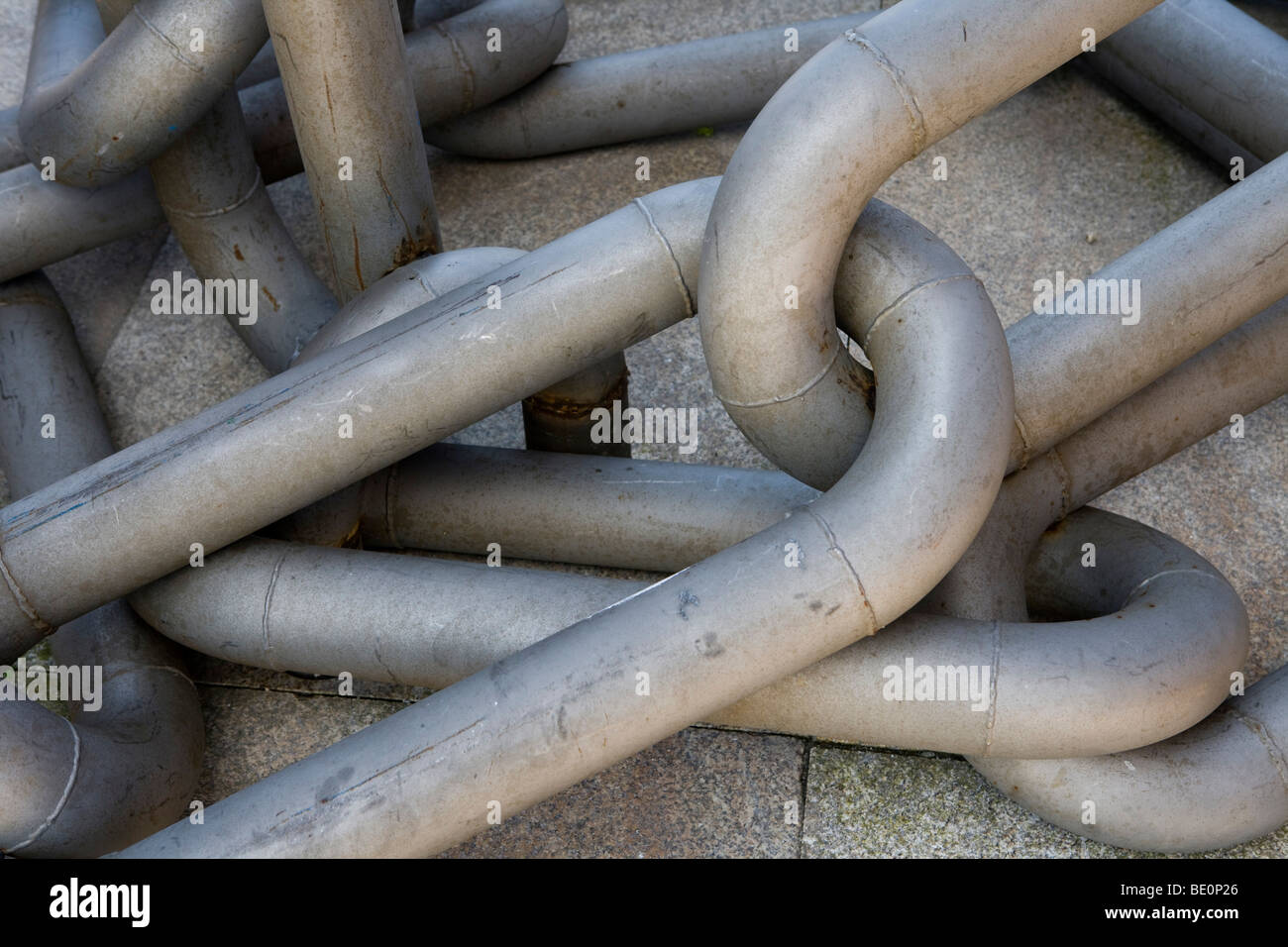 Giant chain, close up Stock Photo