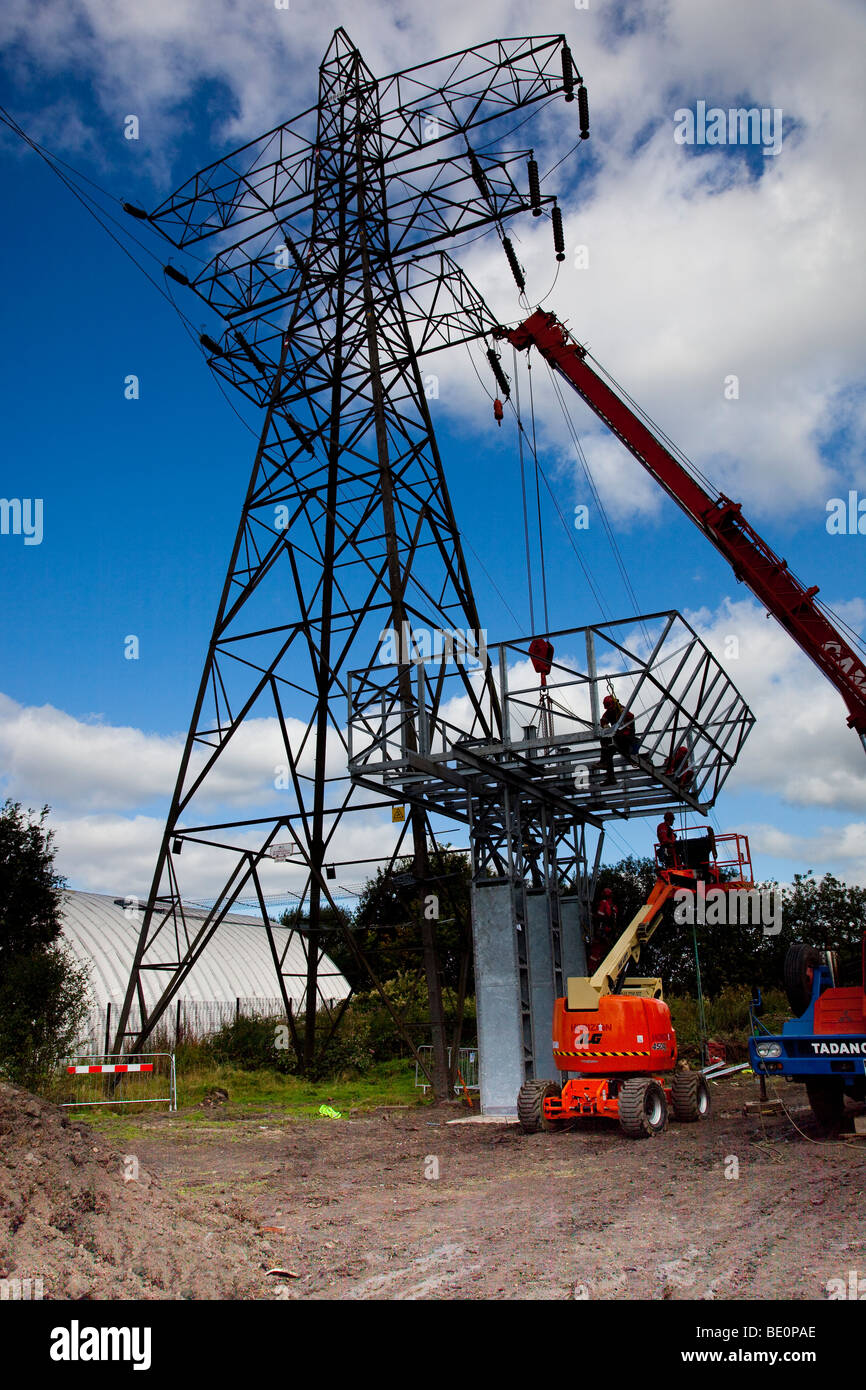 Pylon construction hires stock photography and images Alamy