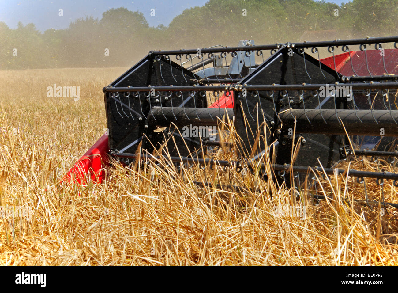 Pickup reel combine harvester hires stock photography and images Alamy
