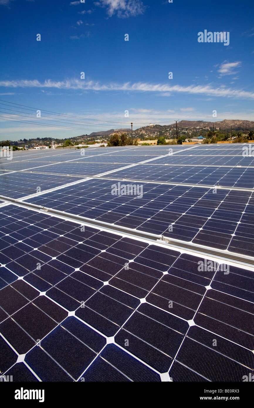 Solar array on rooftop of Asian Pacific Health Care offices with ...