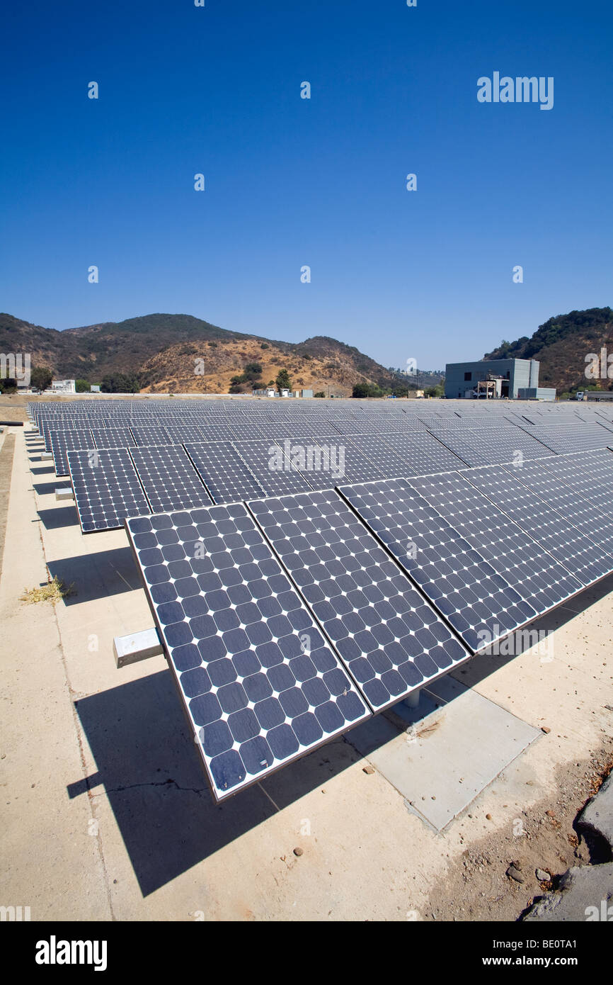 Solar Array at Hill Canyon Wastewater Treatment Plant provides about 15 of the facility's