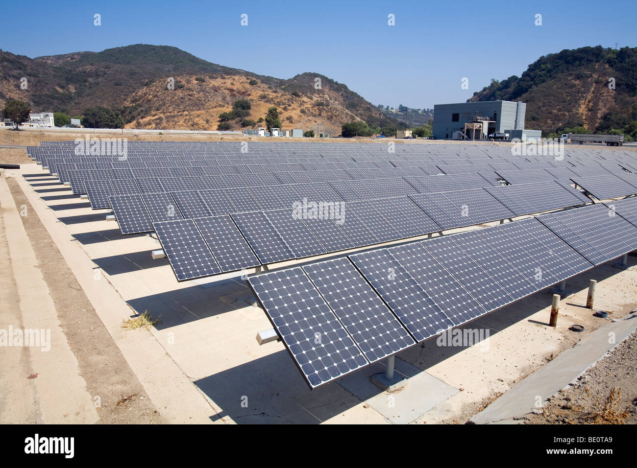 Solar Array at Hill Canyon Wastewater Treatment Plant provides about 15 of the facility's