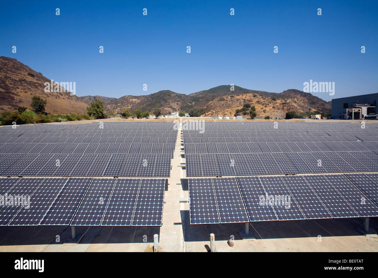 Solar Array at Hill Canyon Wastewater Treatment Plant provides about 15 of the facility's