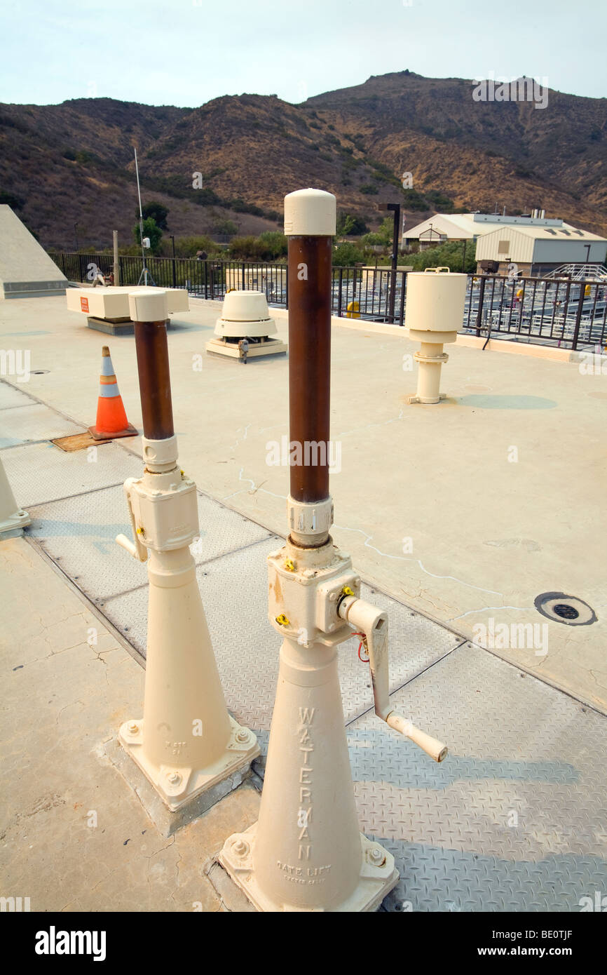 Hill Canyon Wastewater Treatment Plant, Camarillo, Ventura County, California, USA Stock Photo