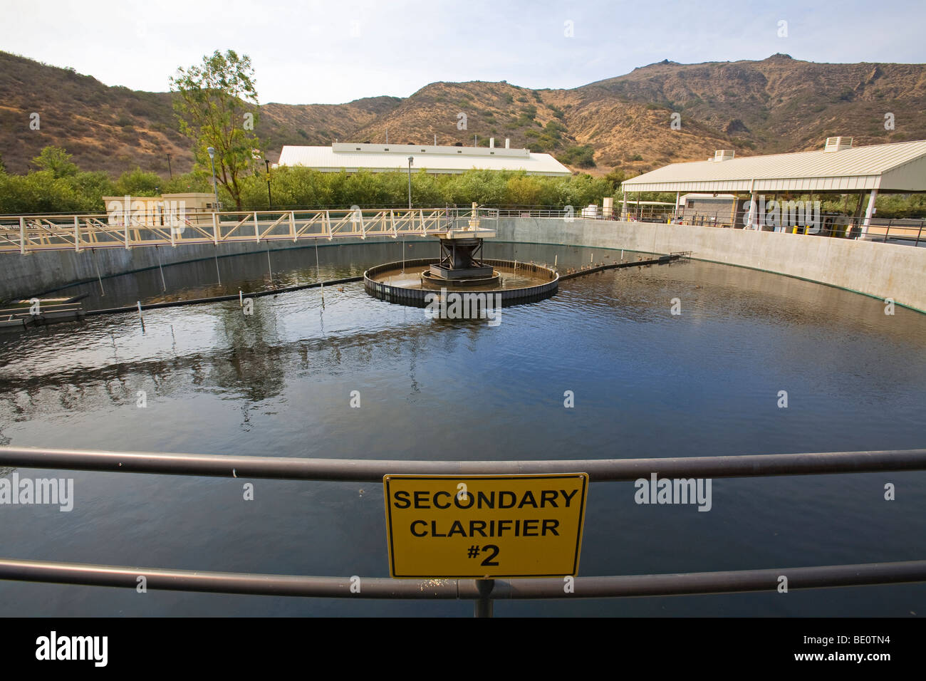 Hill Canyon Wastewater Treatment Plant, Camarillo, Ventura County, California, USA Stock Photo