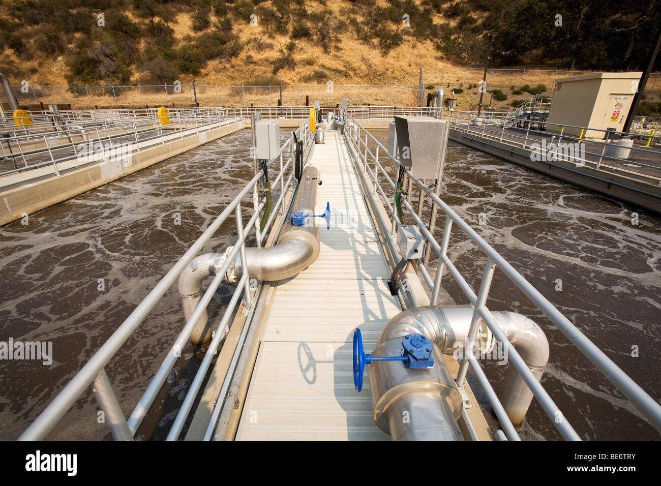 Water treatment plant aeration tank hires stock photography and images Alamy