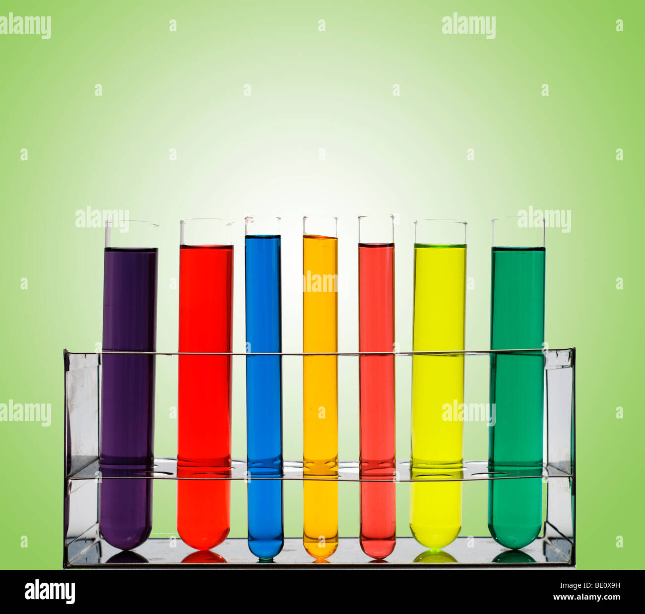 Laboratory test tubes with liquids Stock Photo Alamy