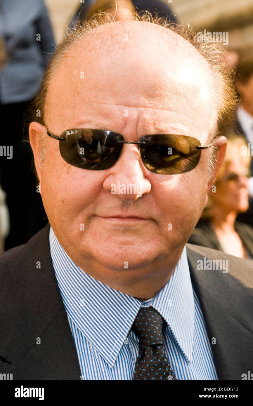 Massimo Boldi Funeral Of Mike Bongiorno Milan Italy 12 September Stock Photo Alamy