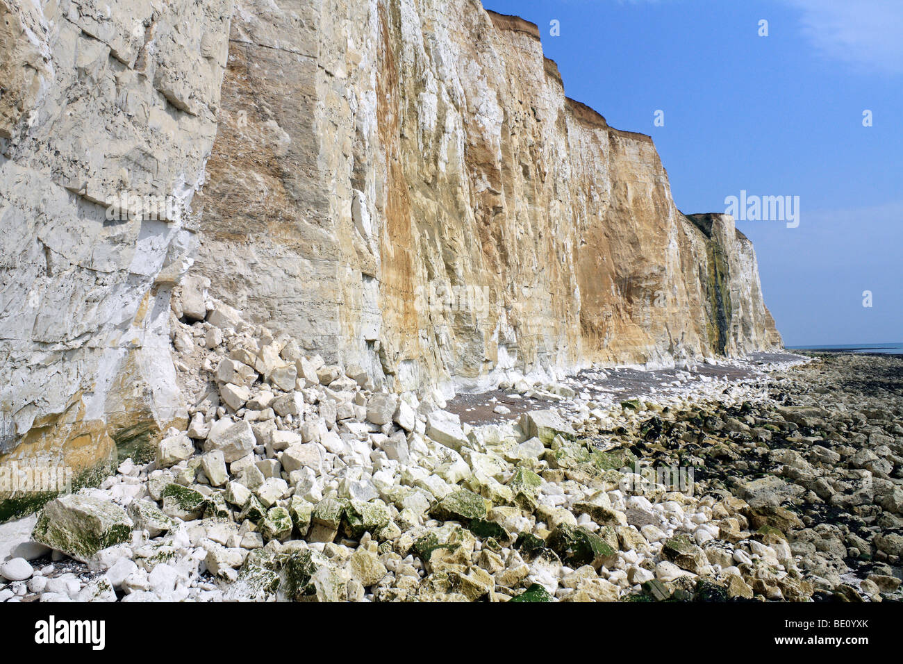 Chalk cliffs at Peacehaven, East Sussex, England, UK Stock Photo Alamy
