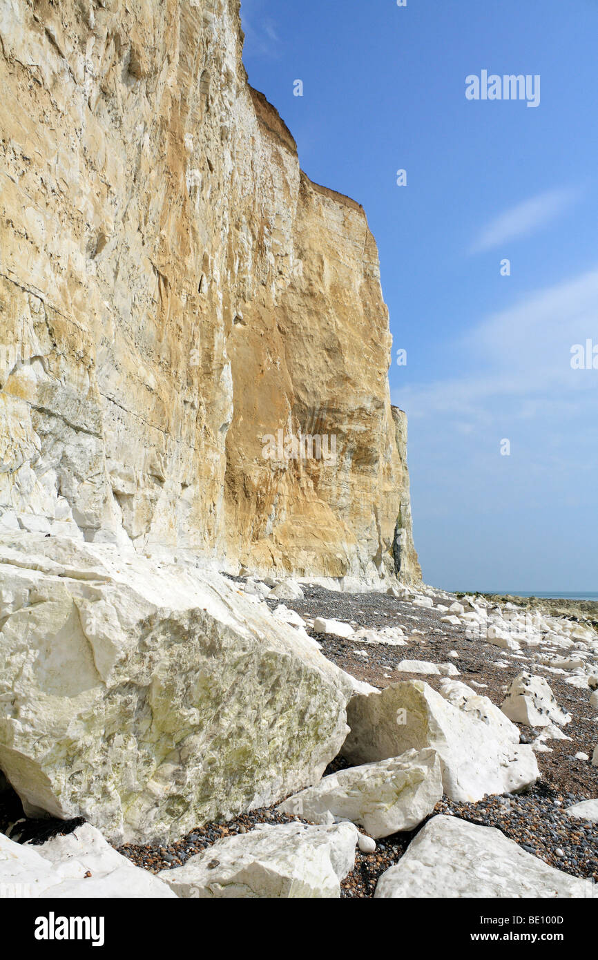 Coastal erosion cliff fall chalk hires stock photography and images