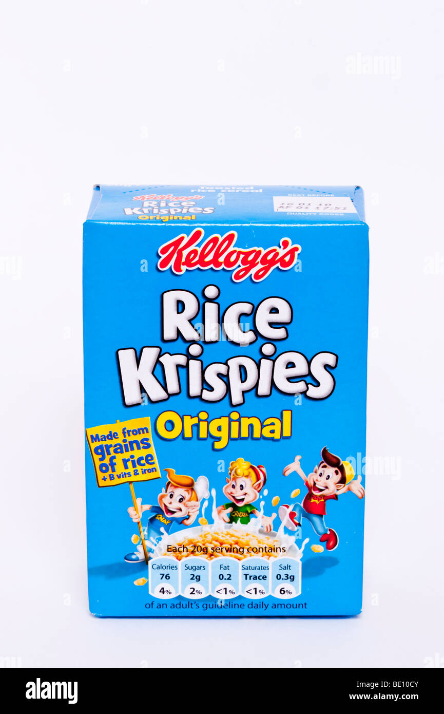 Kellogs Riceicles Rice breakfast cereal kellogs box hi-res stock photography and images ...