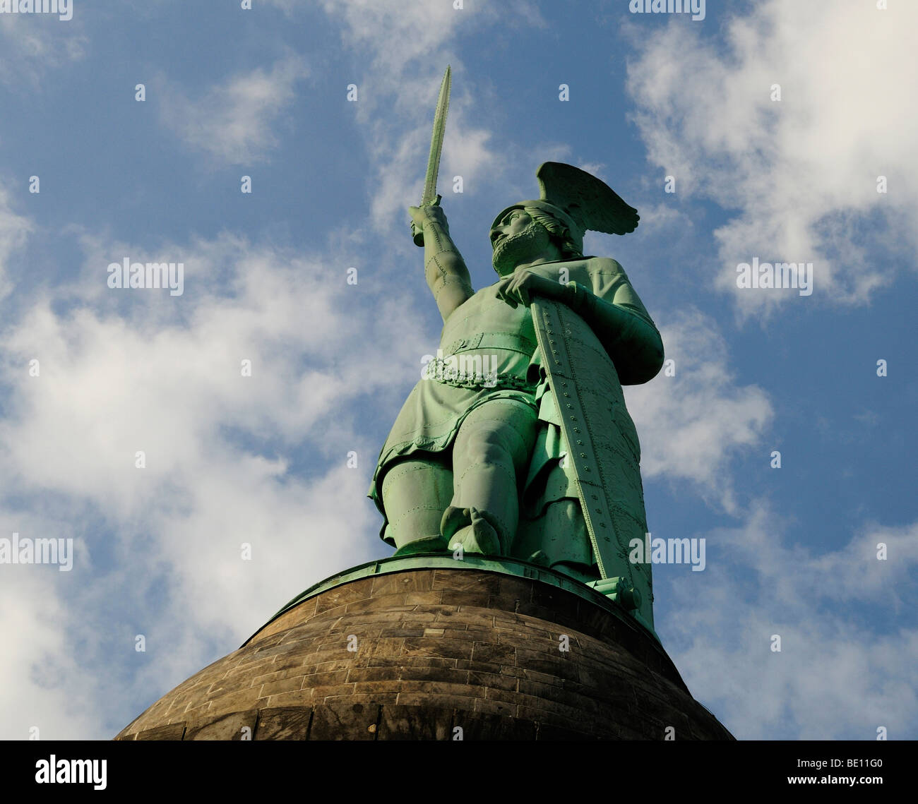 Monument to Germanic chieftain Hermann, Detmold, Germany Stock Photo