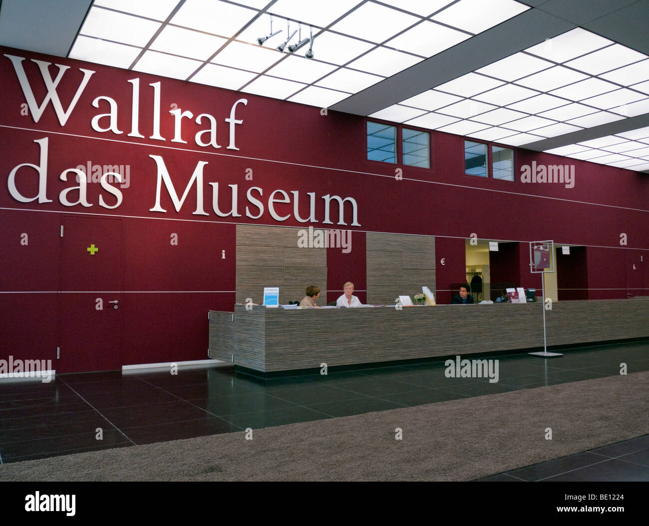 Entrance  foyer at Wallraf Richartz museum in Cologne Germany Stock Photo