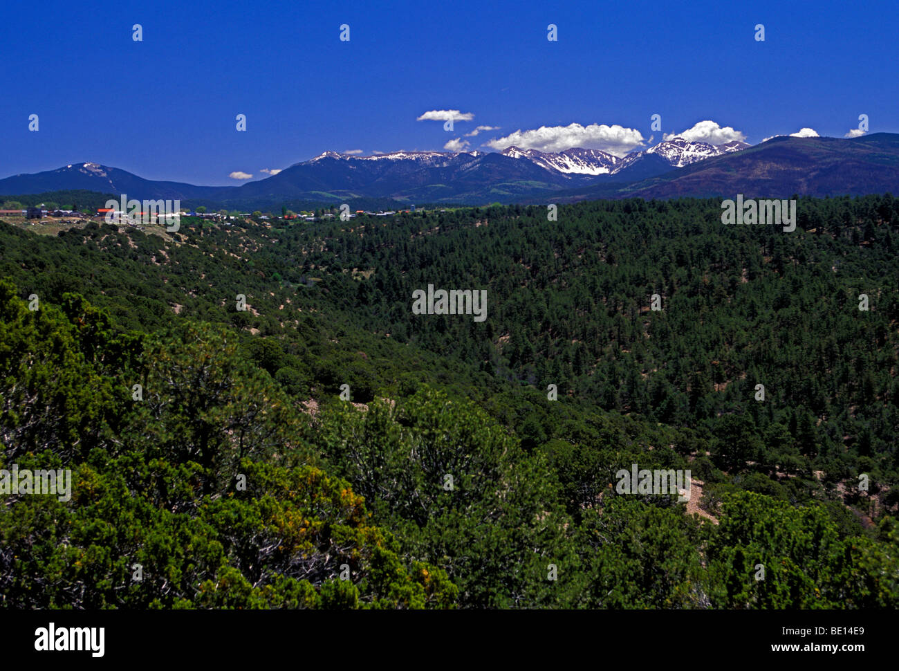 Sangre de Cristo Mountain Range near town of Cordova Rio Arriba County