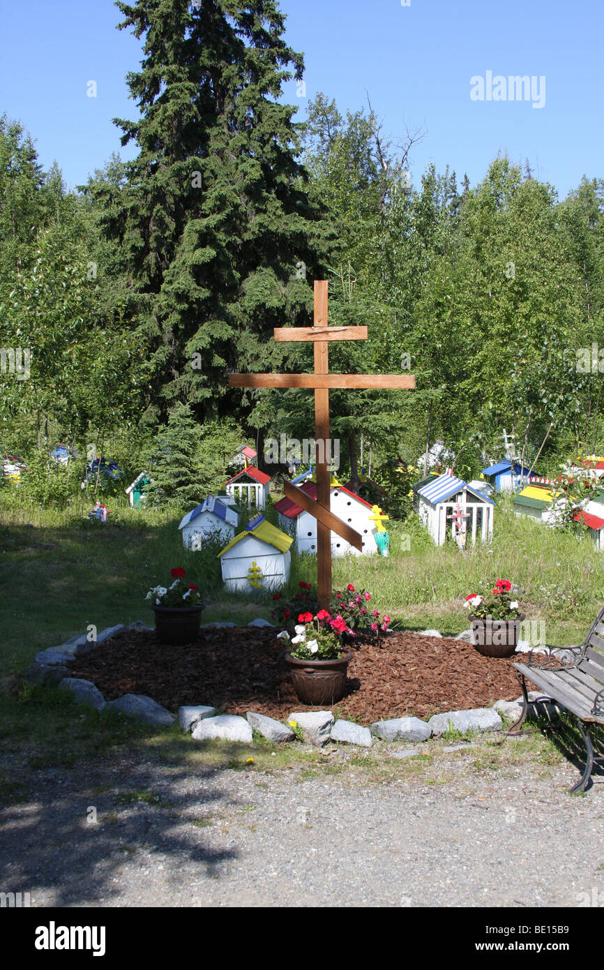 Eklutna cemetery hires stock photography and images Alamy