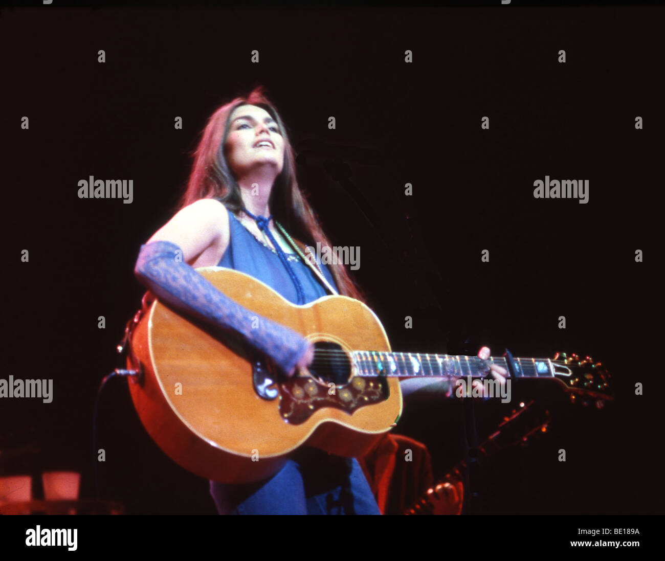 EMMYLOU HARRIS - US Country & Western singer Stock Photo