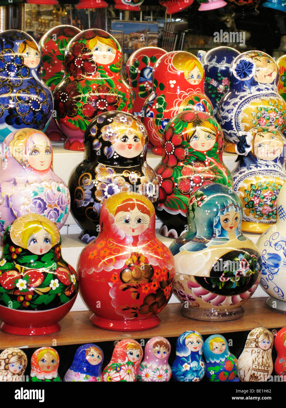 Russian dolls, Prague Czech Republic Stock Photo Alamy