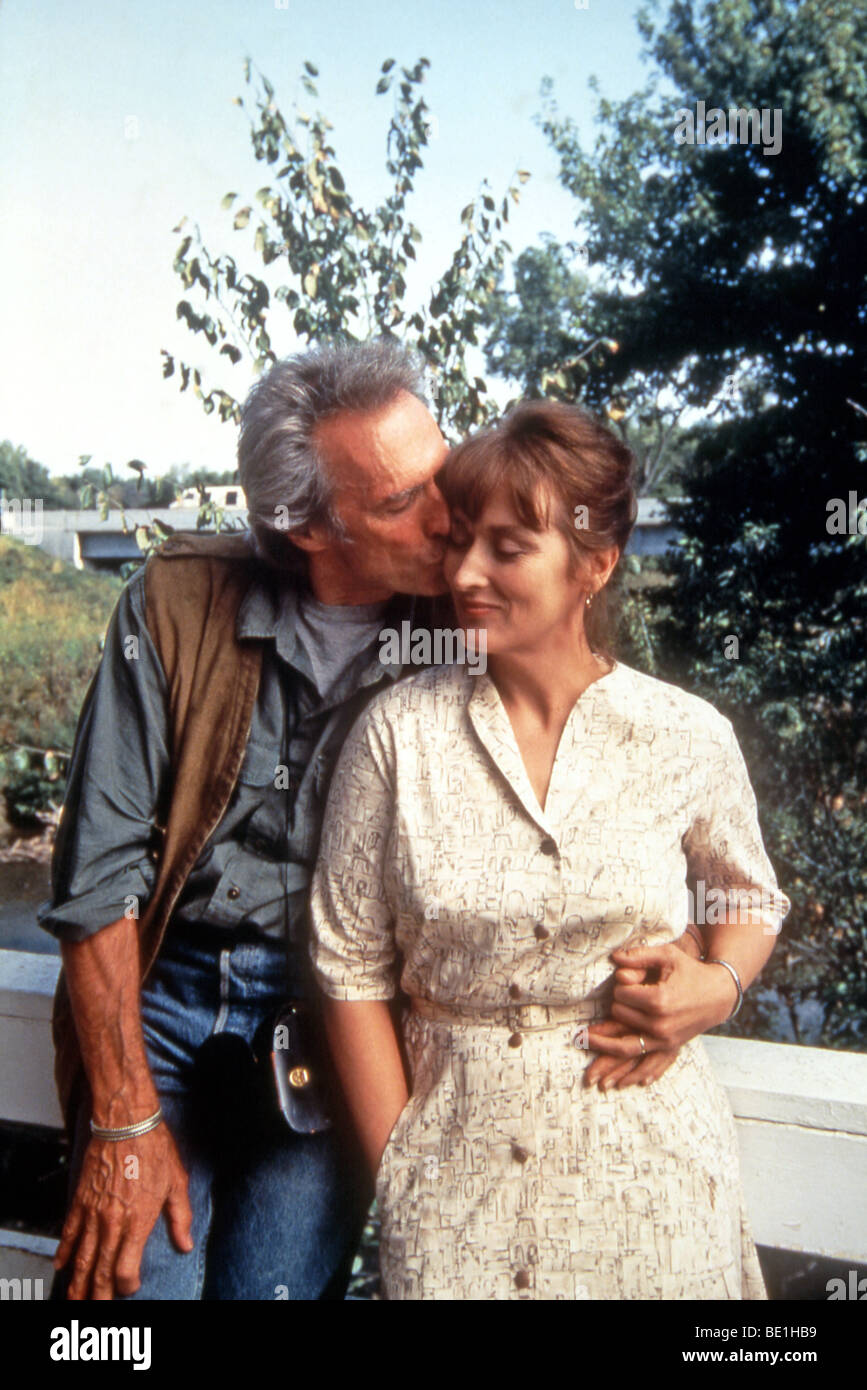 THE BRIDGES OF MADISON COUNTY 1995 Warner film with Clint Eastwood and Meryl Streep Stock Photo