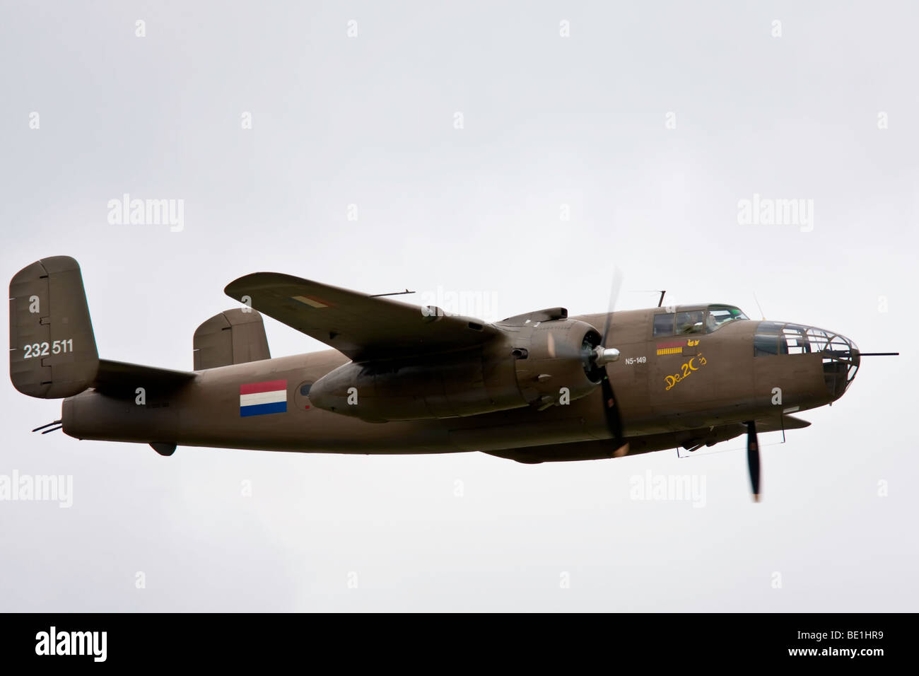 B25 Bomber Stock Photo - Alamy