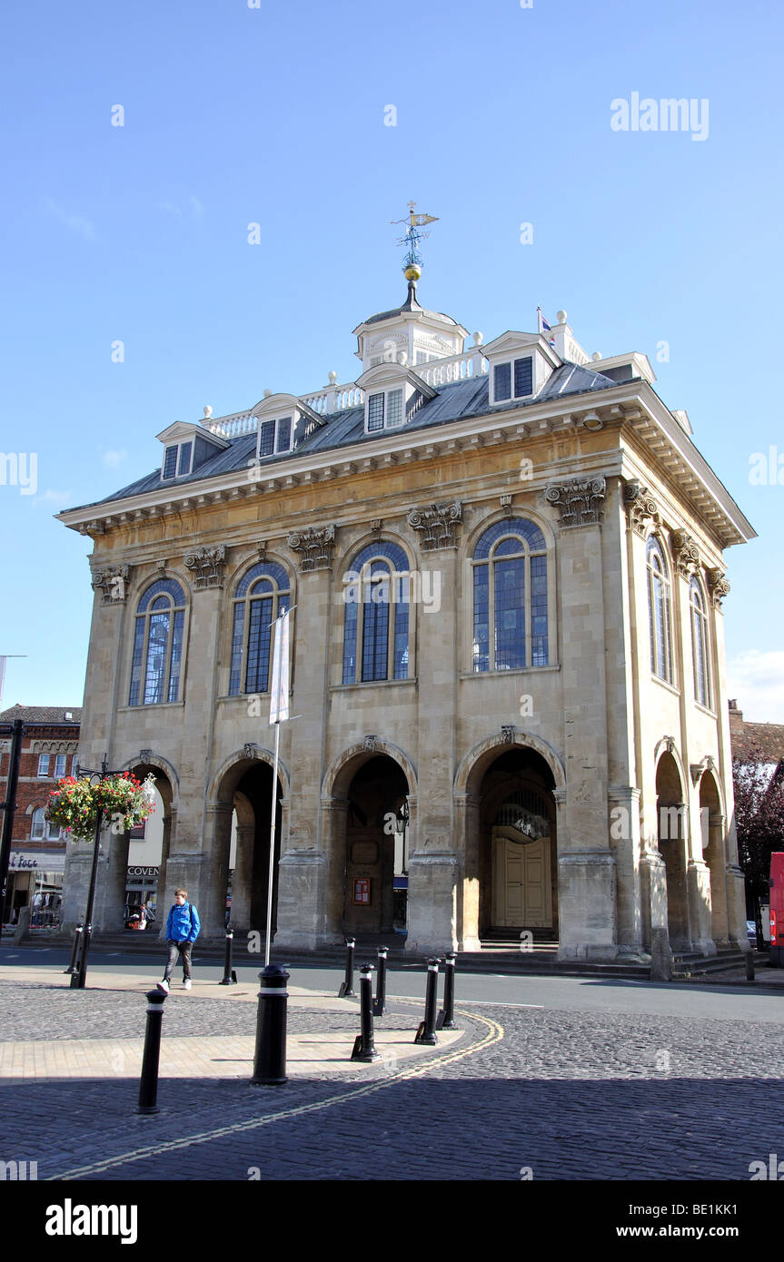 17th century Abingdon County Hall (Museum), Market Place, Abingdon-on-Thames, Oxfordshire, England, United Kingdom Stock Photo