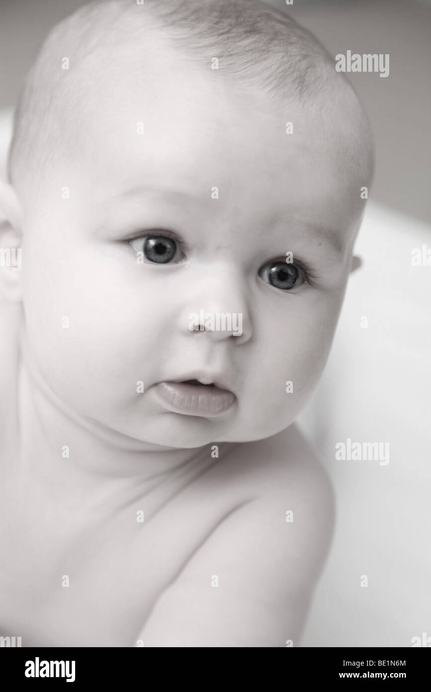 Baby bottom lip hires stock photography and images Alamy
