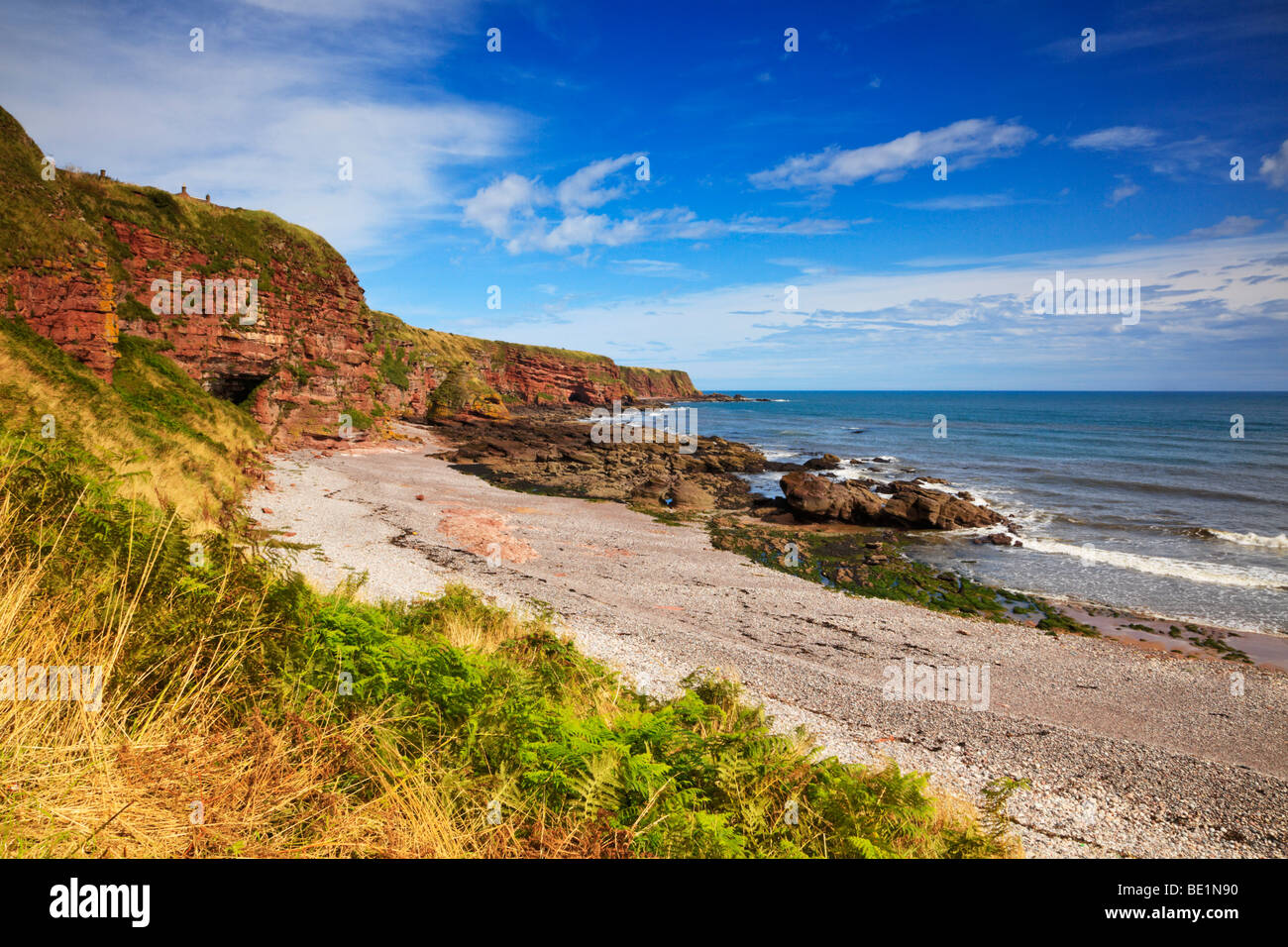 Auchmithie beach, Arbroath, Angus, Scotland Stock Photo Alamy