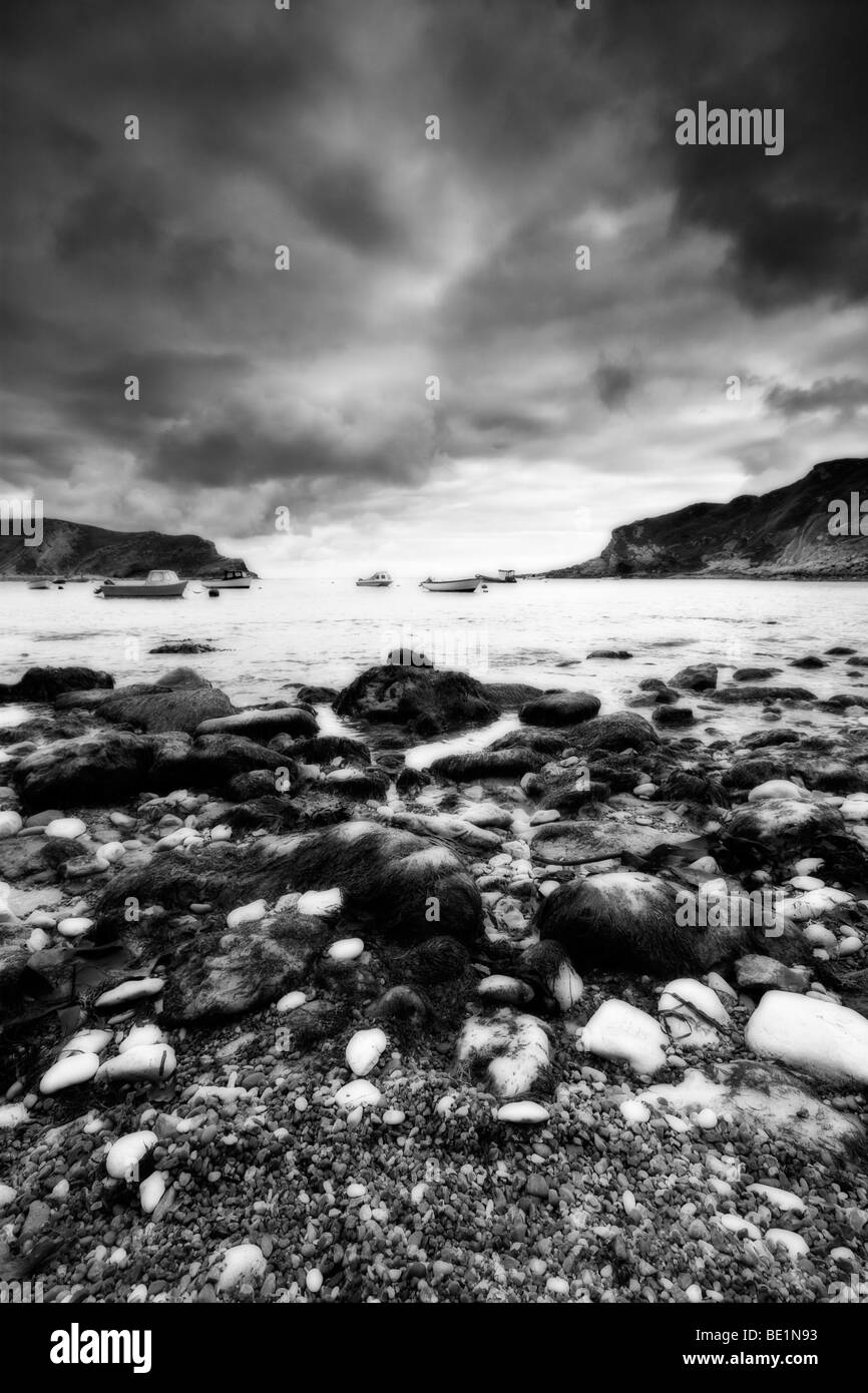 Dorset coast Black and White Stock Photos & Images Alamy