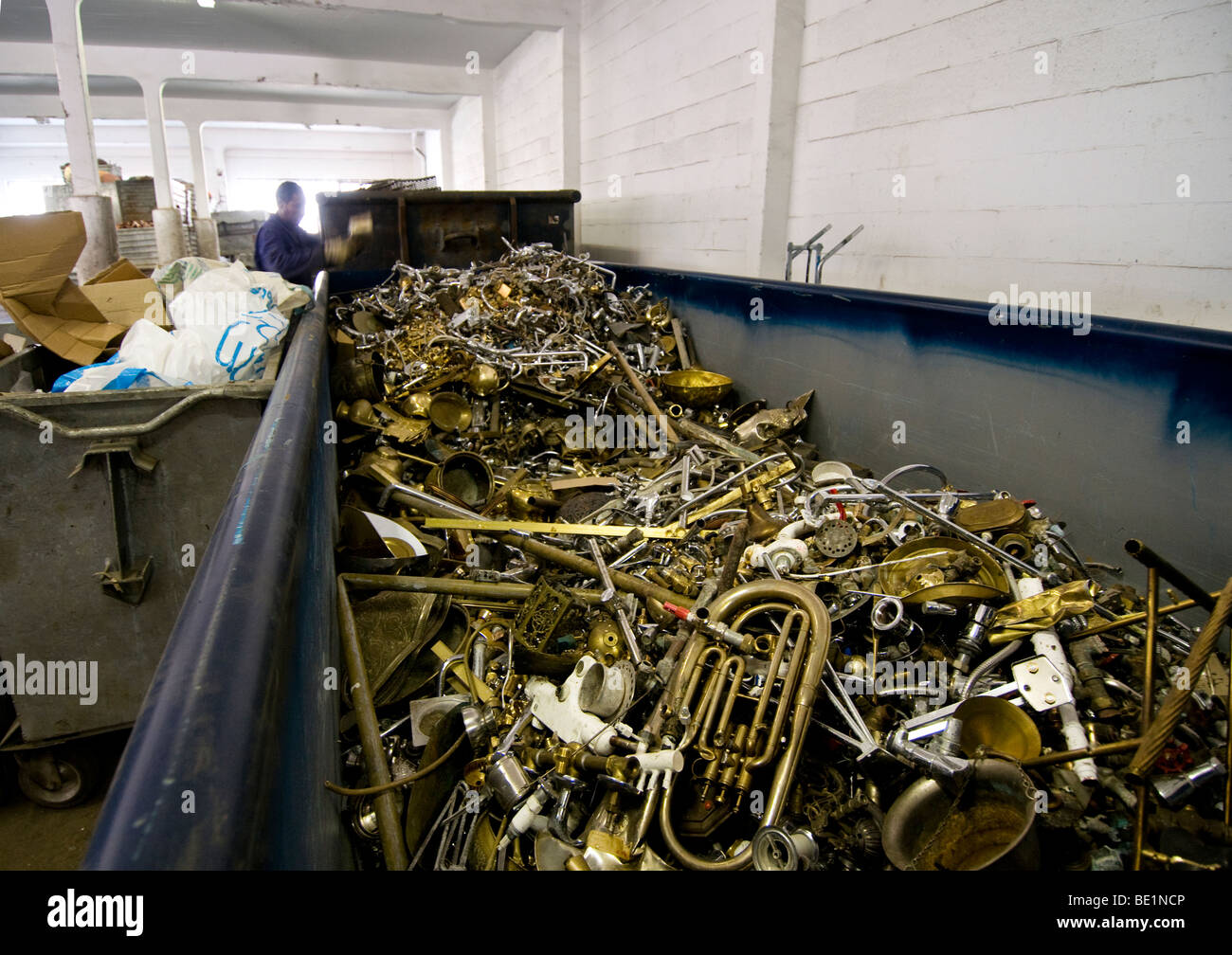 recyclable metal scrap Stock Photo Alamy