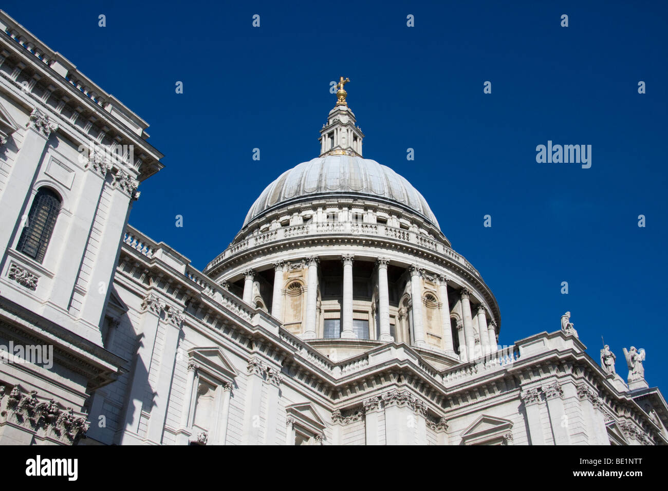 Dome St Pauls Cathedral London England Stock Photo