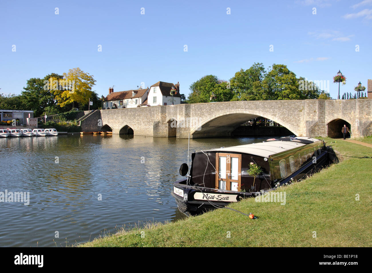 Abingdon Bridge over River Thames, AbingdononThames, Oxfordshire