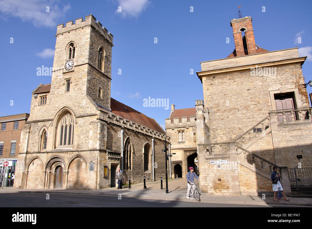 St.Nicolas' Church, Market Place, Abingdon-on-Thames, Oxfordshire, England, United Kingdom Stock Photo