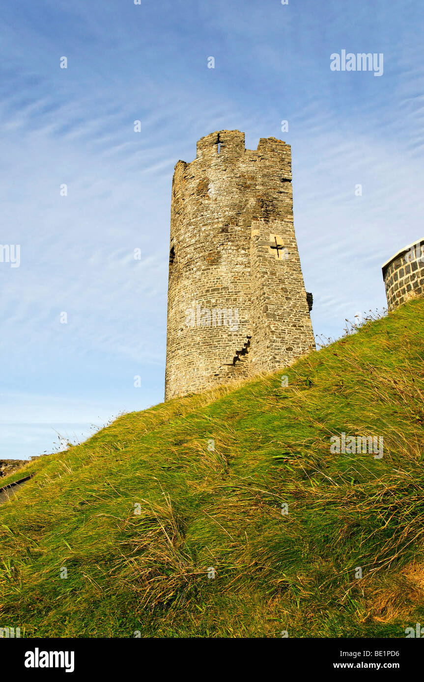 Aberystwyth Castle, Wales Stock Photo