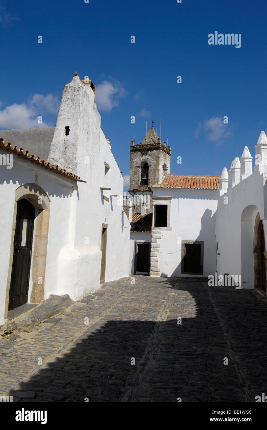 Monsaraz, fortified Village fron alto Alentejo. Portugal Stock Photo