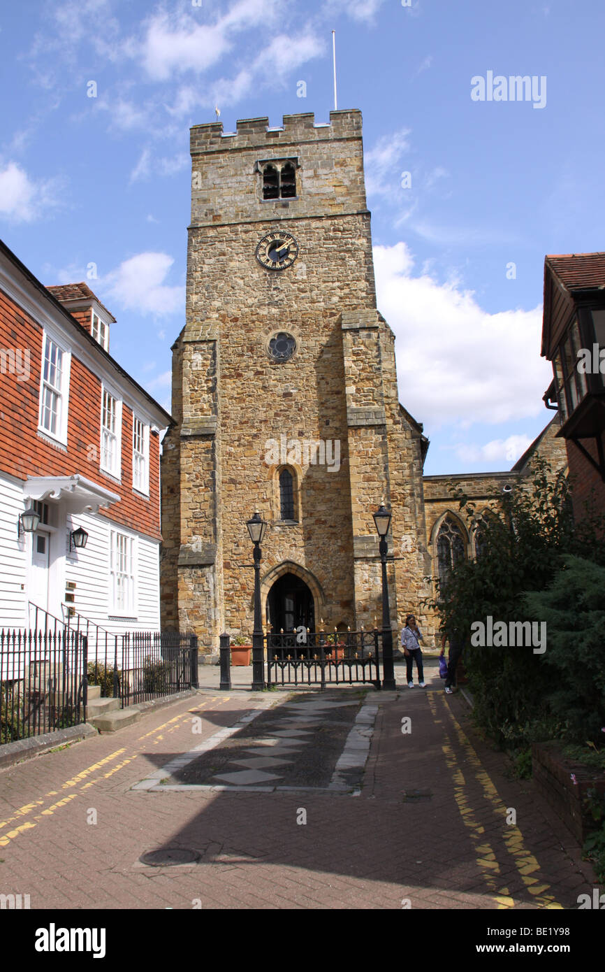 CHURCH IN TONBRIDGE, KENT, ENGLAND, UK Stock Photo - Alamy