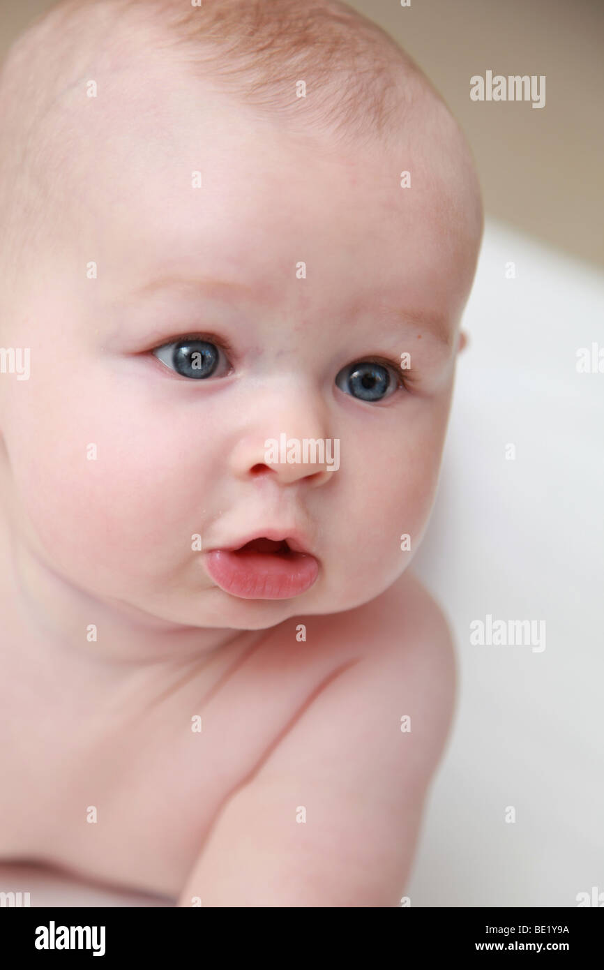 Baby bottom lip hires stock photography and images Alamy