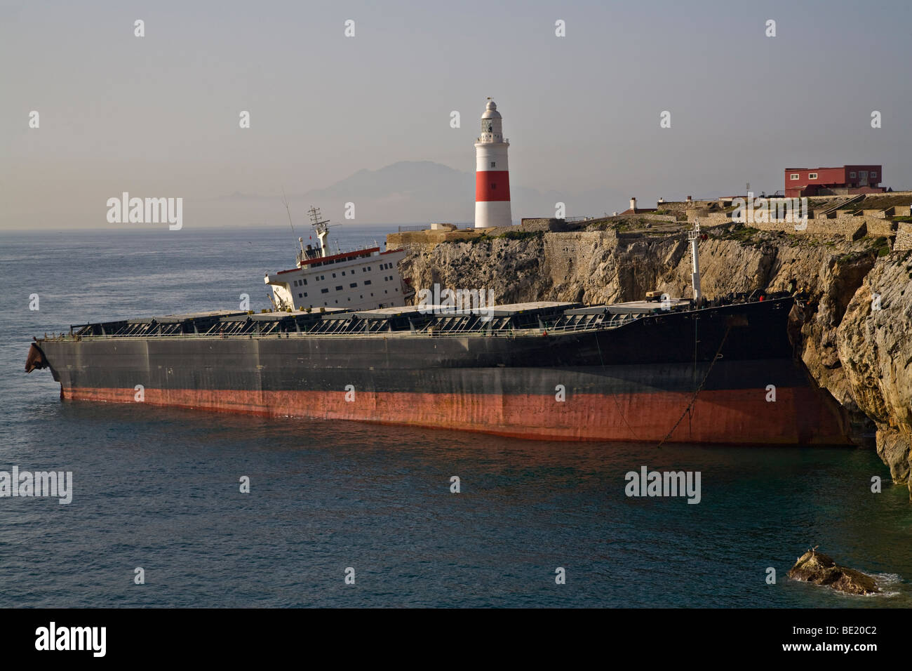 Shipwreck, Europa Point, Rock of Gibraltar, Stock Photo