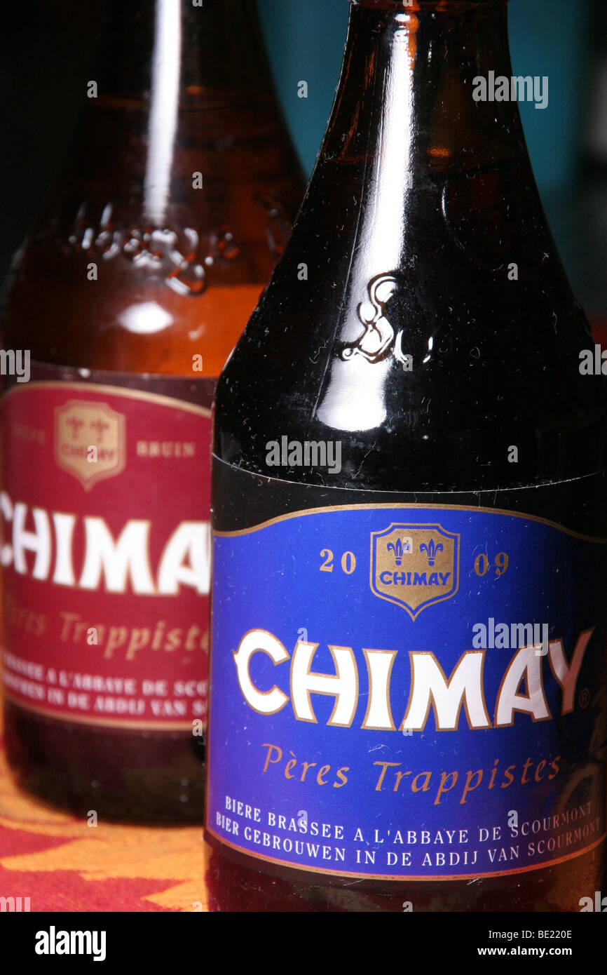 Chimay Belgian beer Stock Photo Alamy