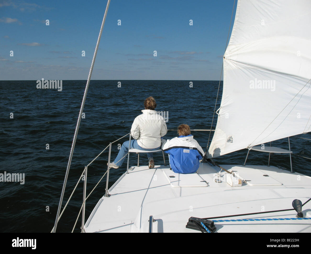 Sailing in the Winter on Gulf of Mexico, Florida, USA Stock Photo Alamy