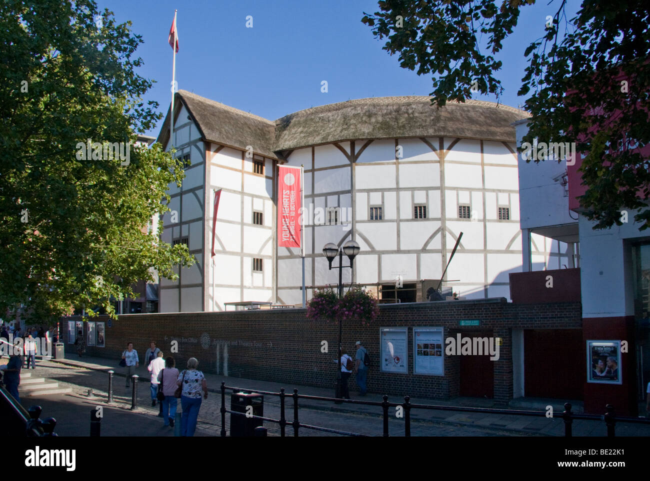 Shakespeare's Globe Theatre London England Stock Photo