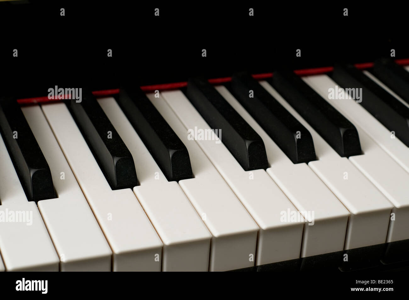 Close up of Piano Stock Photo